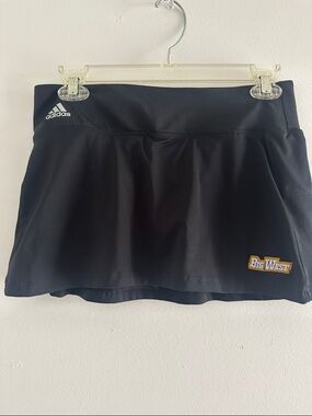 adidas Black Athletic Skirt with Big West Patch